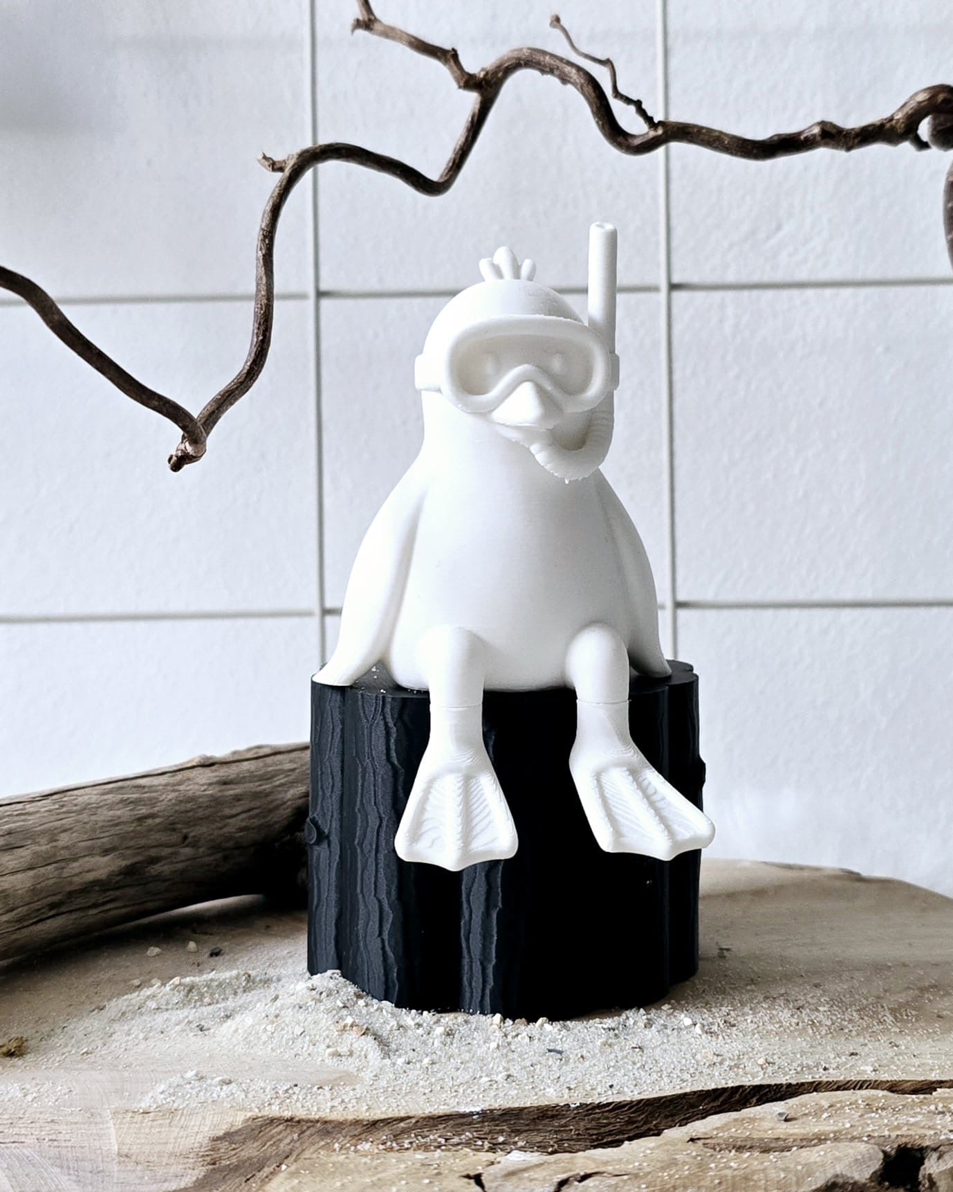 Sitzende Möwe