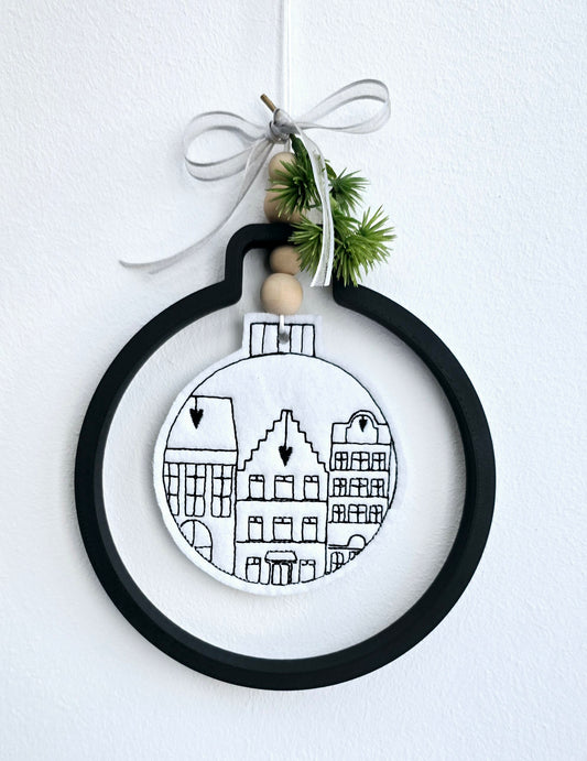 Filzanhänger mit oder ohne Weihnachtskugel