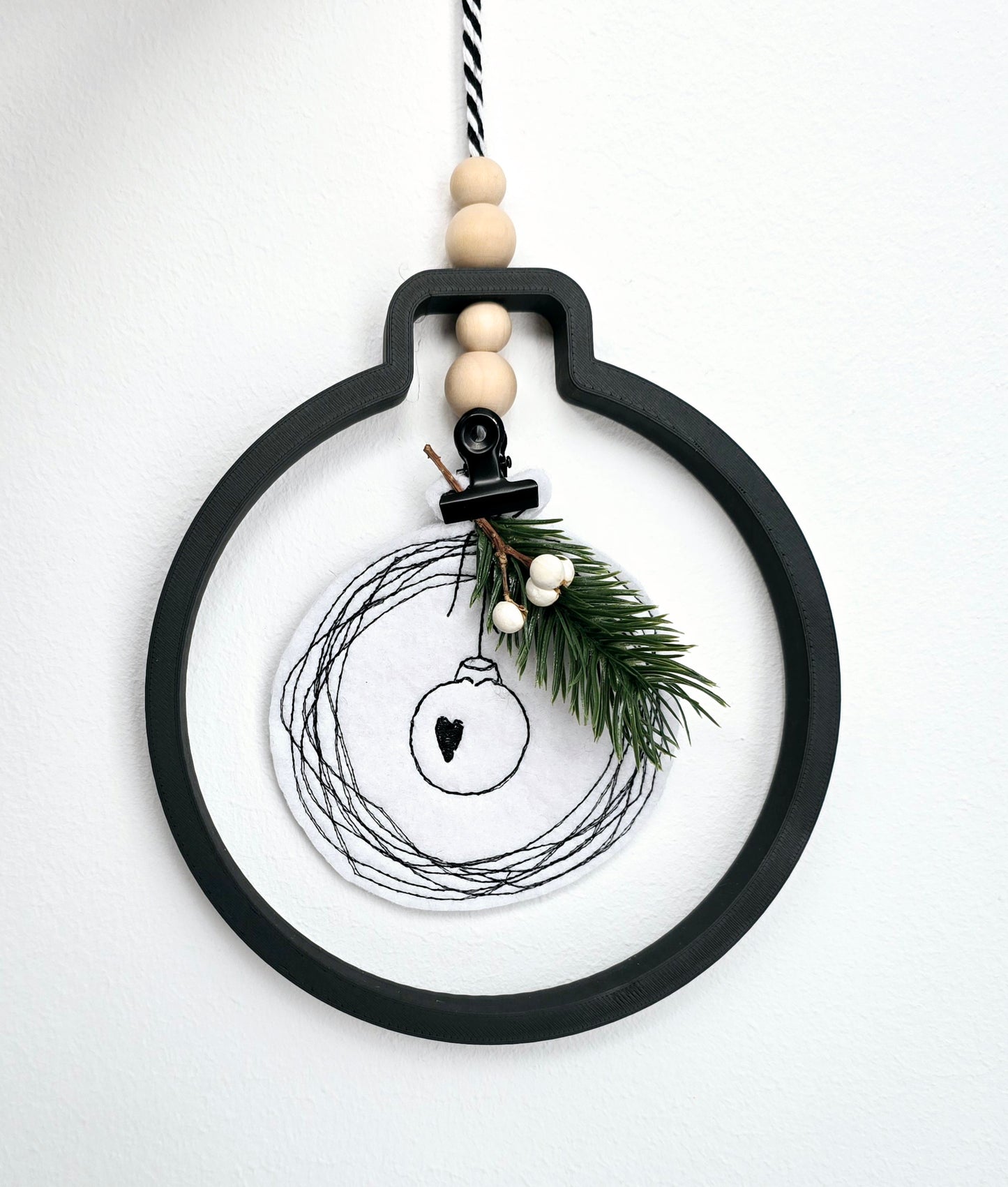 Filzanhänger mit oder ohne Weihnachtskugel