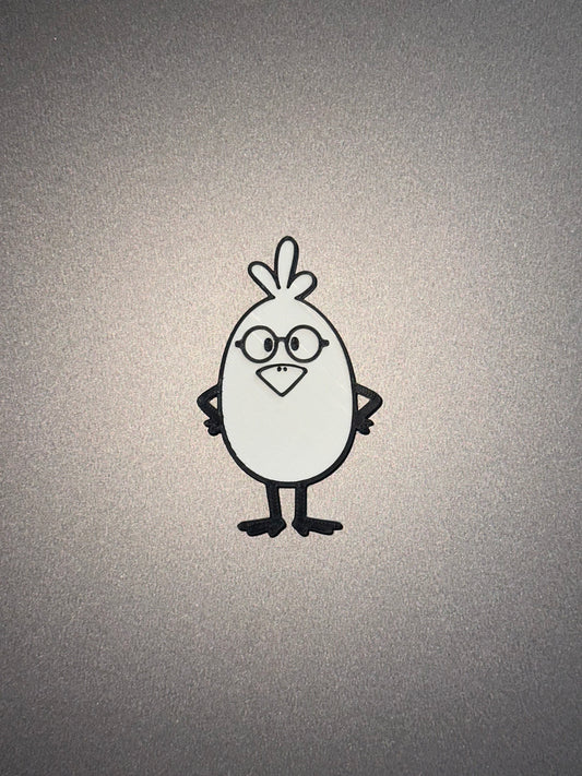 Ei mit Brille Magnet