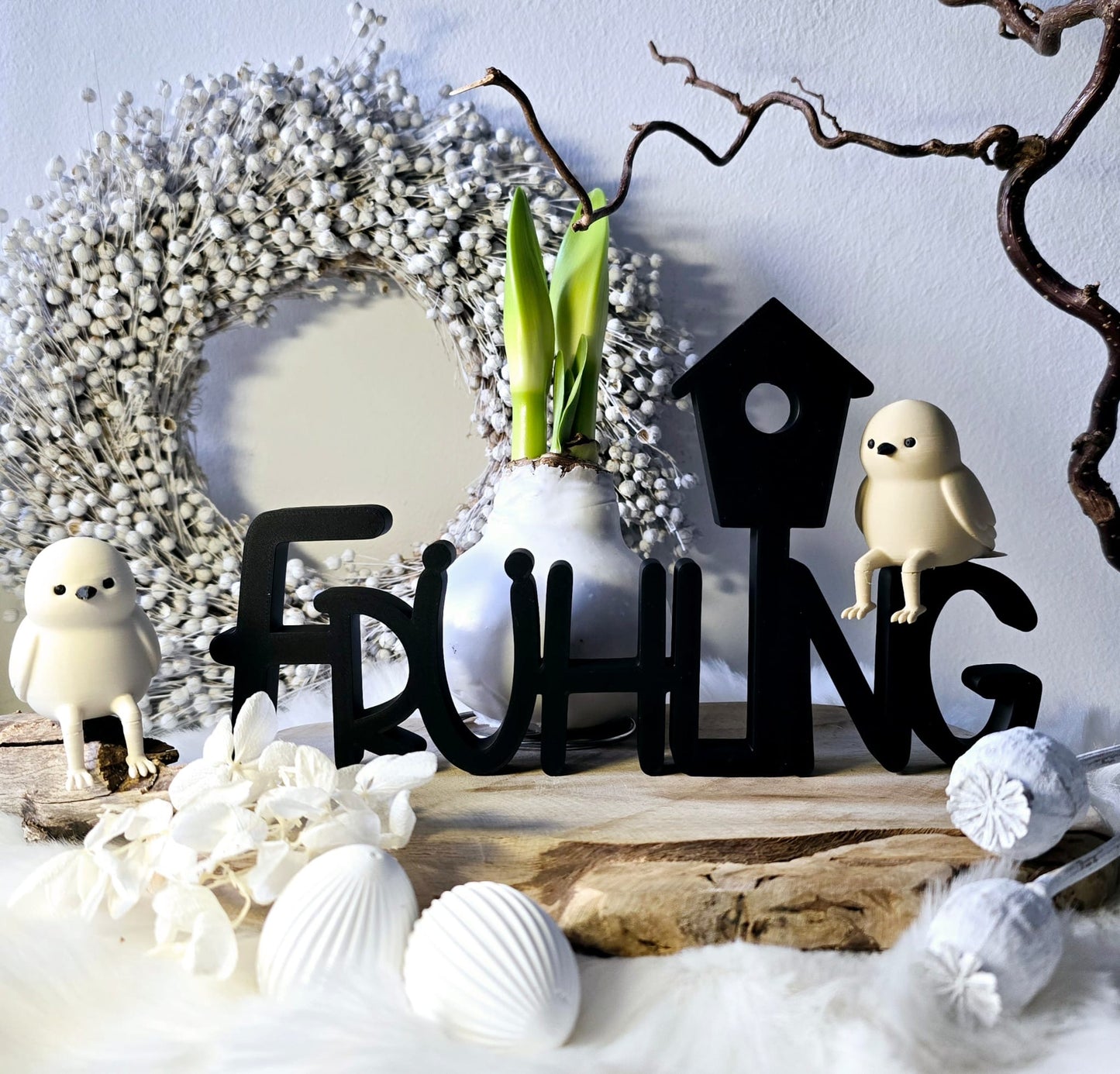 Frühling Schriftzug